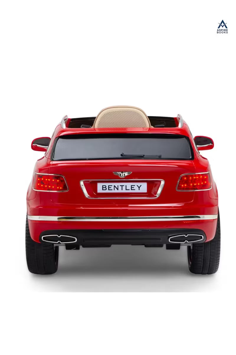 Bentley Bentayga 12V Kids Ride-On Car – Red