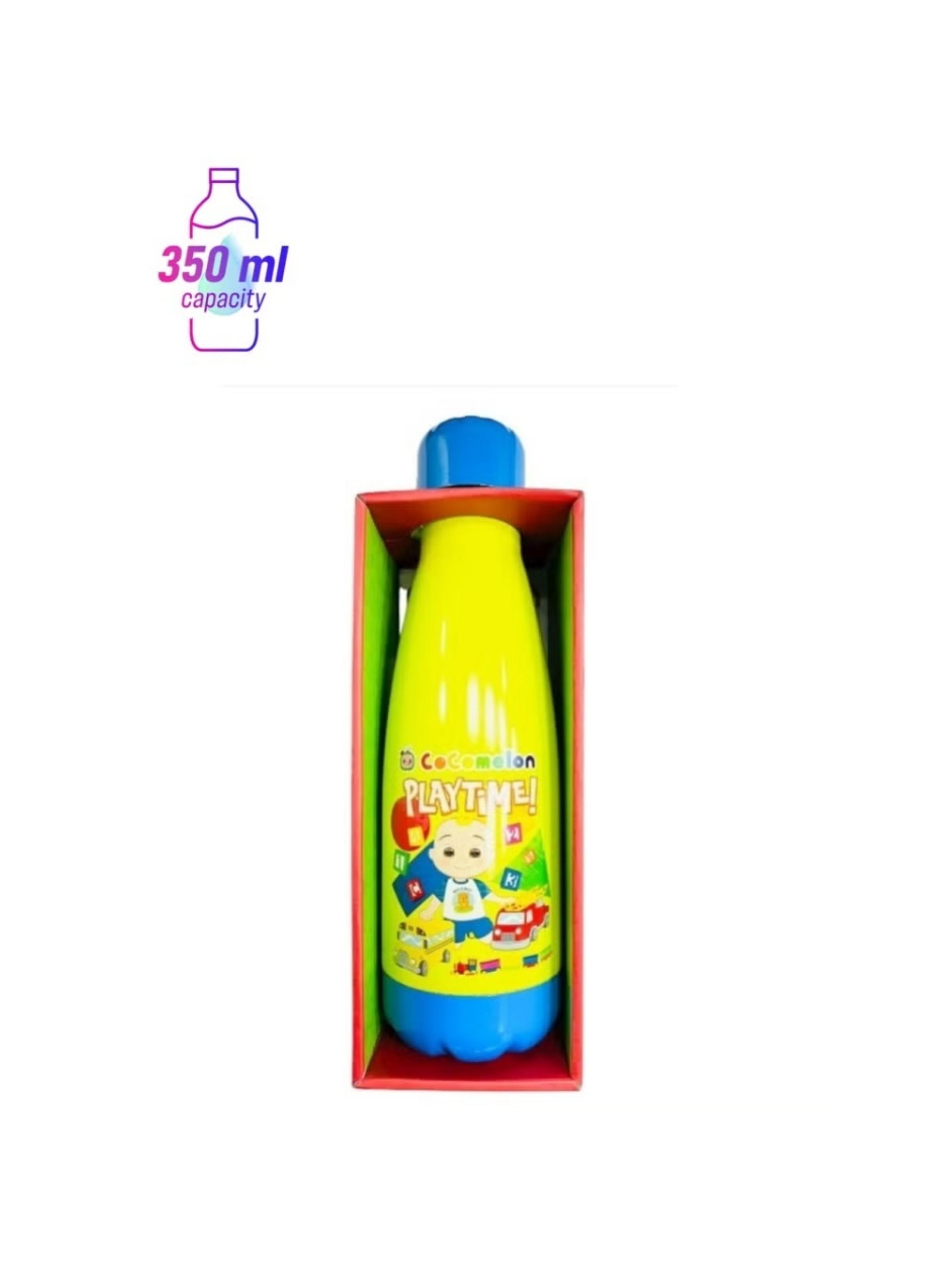 Cocomelon Kids Vacuum Insulated Water Bottle – 350ml Stainless Steel