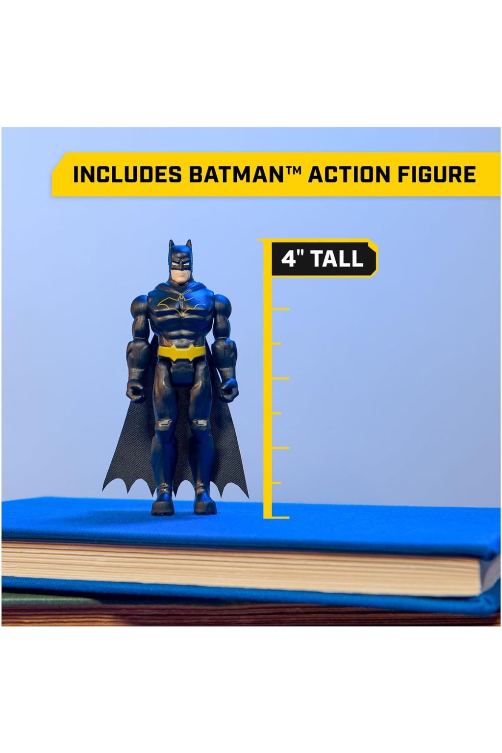 DC Comics Batman Batmobile Remote Control Car with 10 cm Batman Figure [6065425]