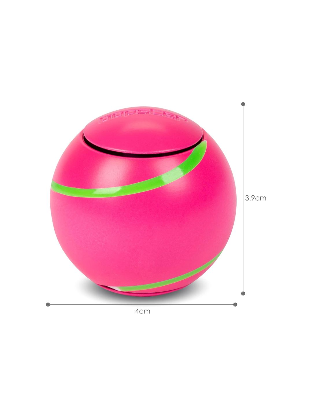 Bopster Spin Ball Spinner Neon colour with Glow in the Dark Groove | Pink