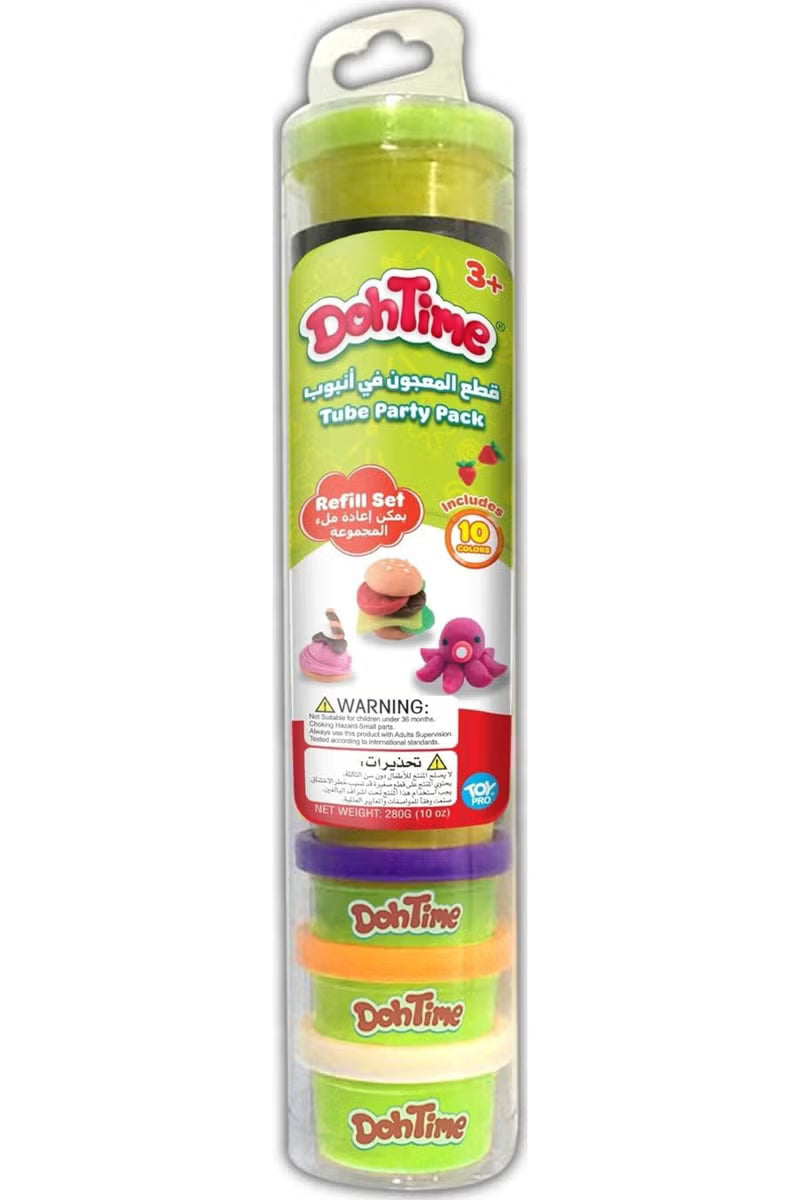 DohTime Party Pack – 10-Pack 1oz Multi-Color Modeling Dough
