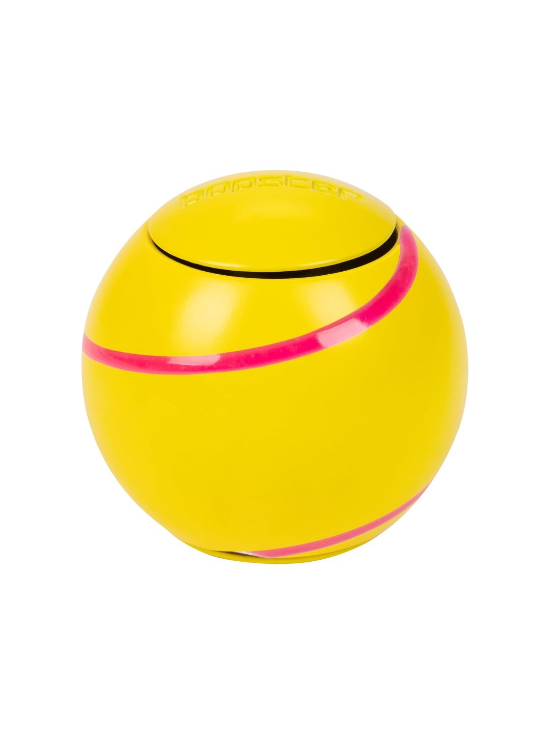 Bopster Spin Ball Spinner Neon colour with Glow in the Dark Groove | Yellow