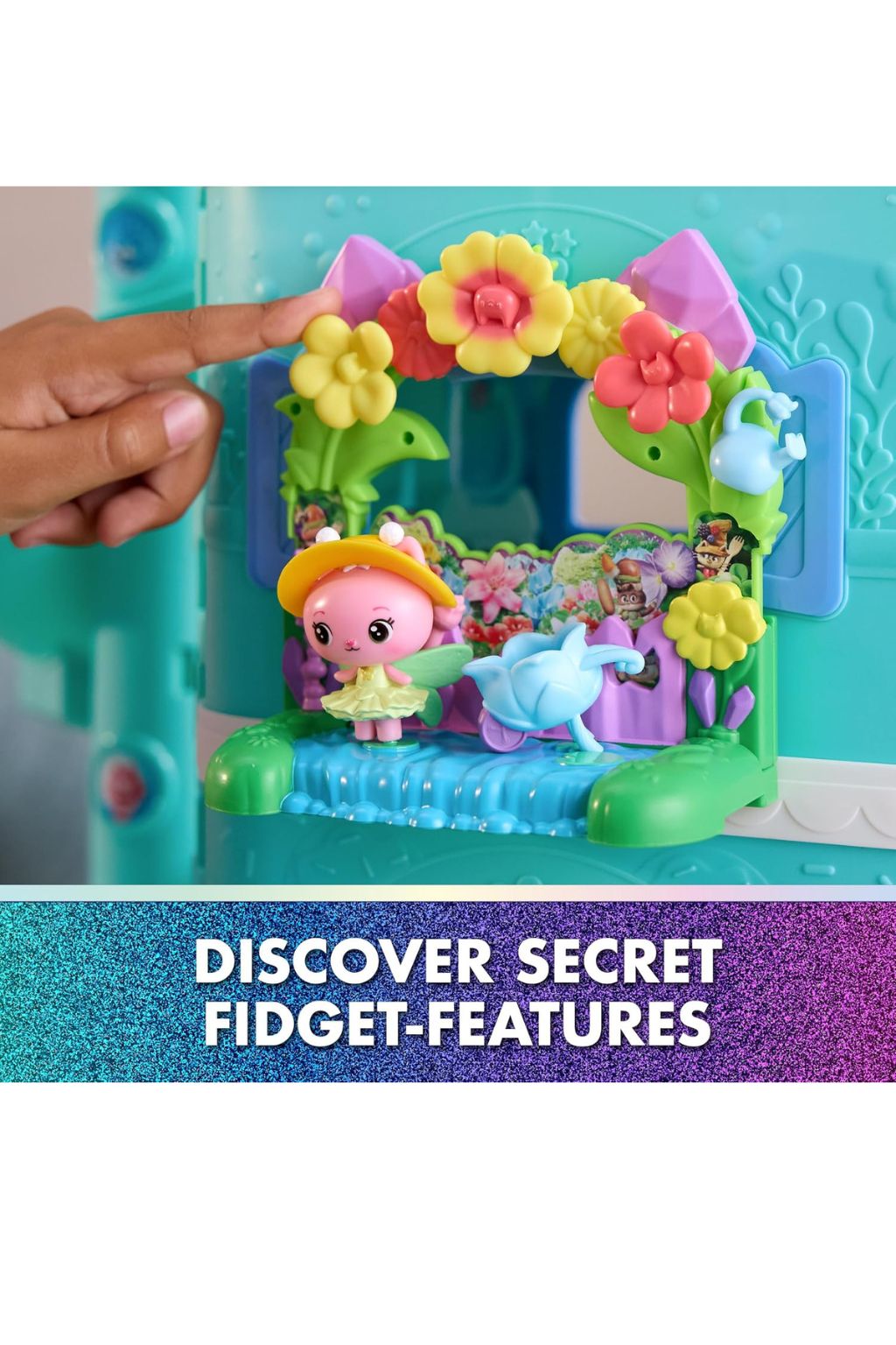 Gabby's Dollhouse: Kitty Fairy's Garden Balcony Playset with Figure & Accessories [6073662]