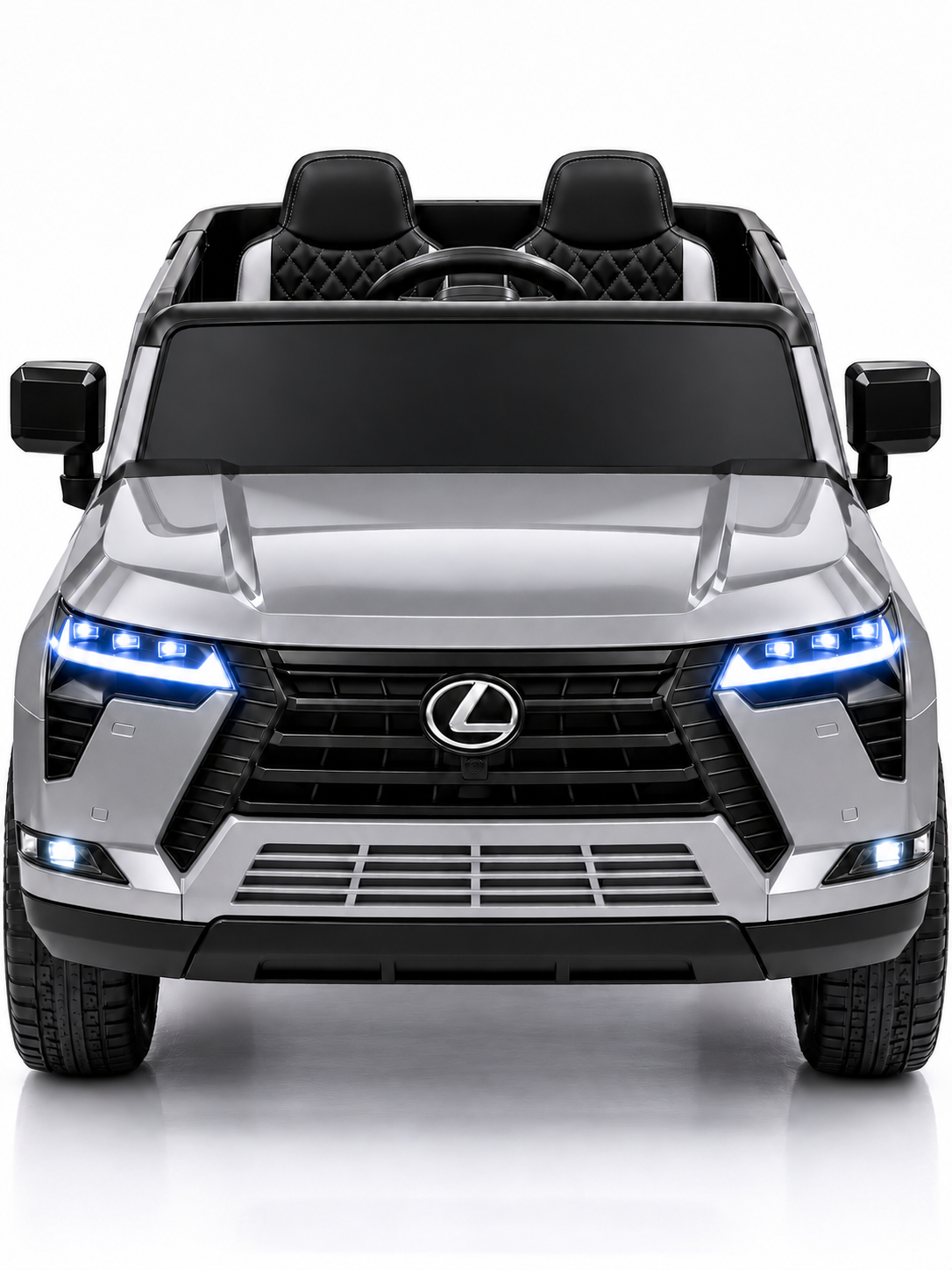Lexus GX550 Electric Ride On Car - Silver Grey