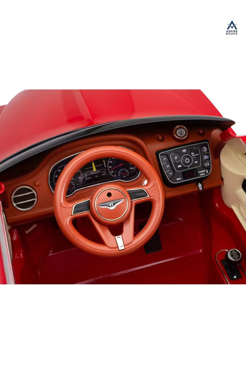 Bentley Bentayga 12V Kids Ride-On Car – Red