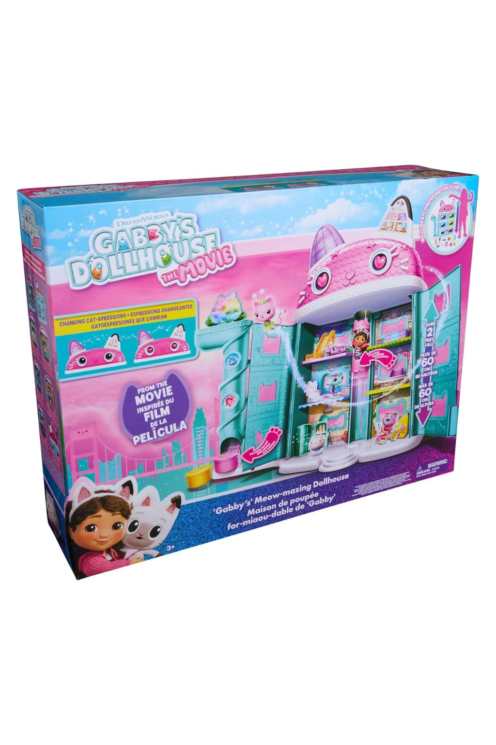 Meow-mazing Dollhouse Playset with Gabby Figure & Surprise Accessories [6074334]