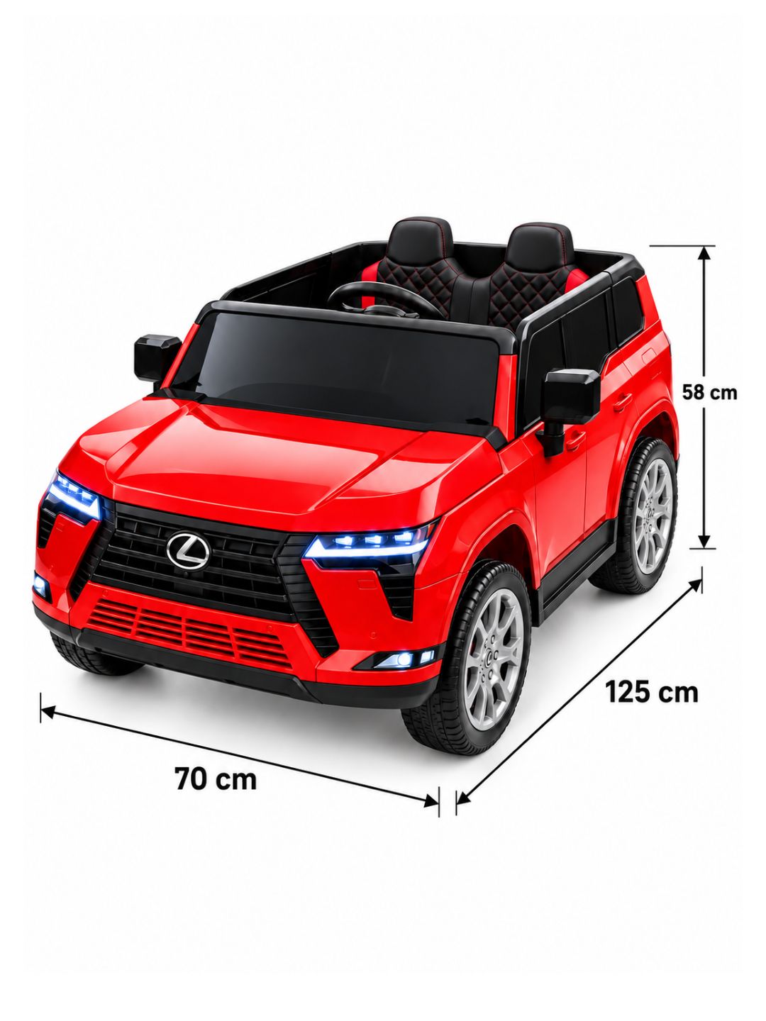 Lexus GX550 Electric Ride On Car - RED
