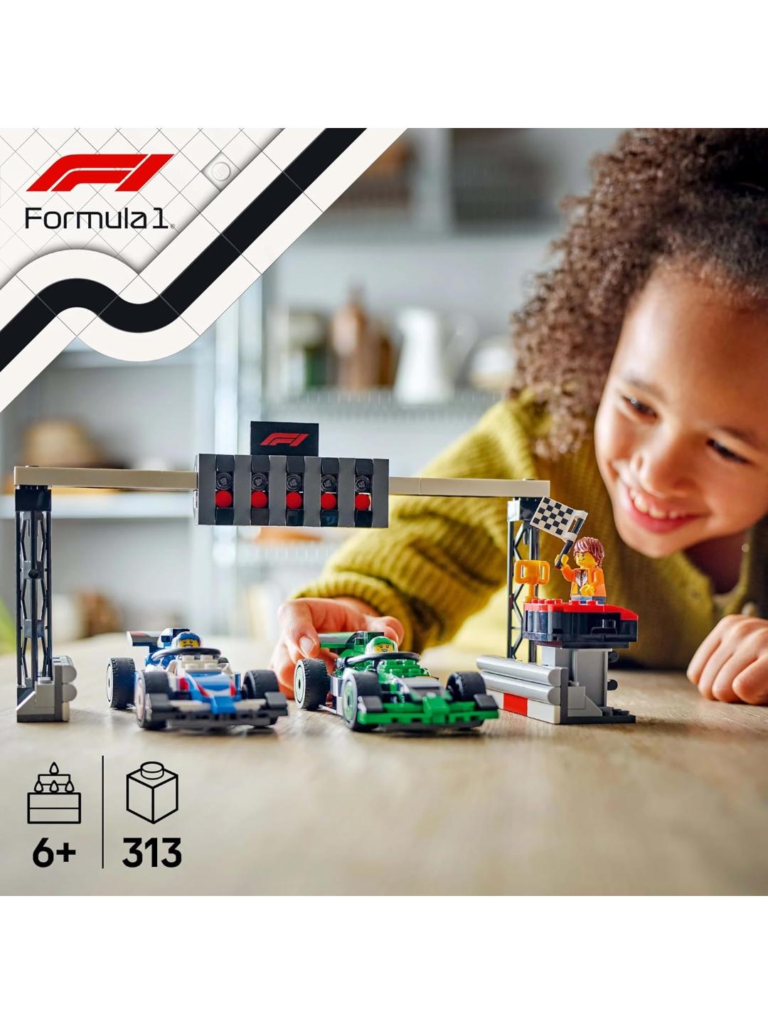 مجموعة بناء LEGO City Formula 1 F1 Grid مع VCARB و Sauber 60474 صورة ثانوية