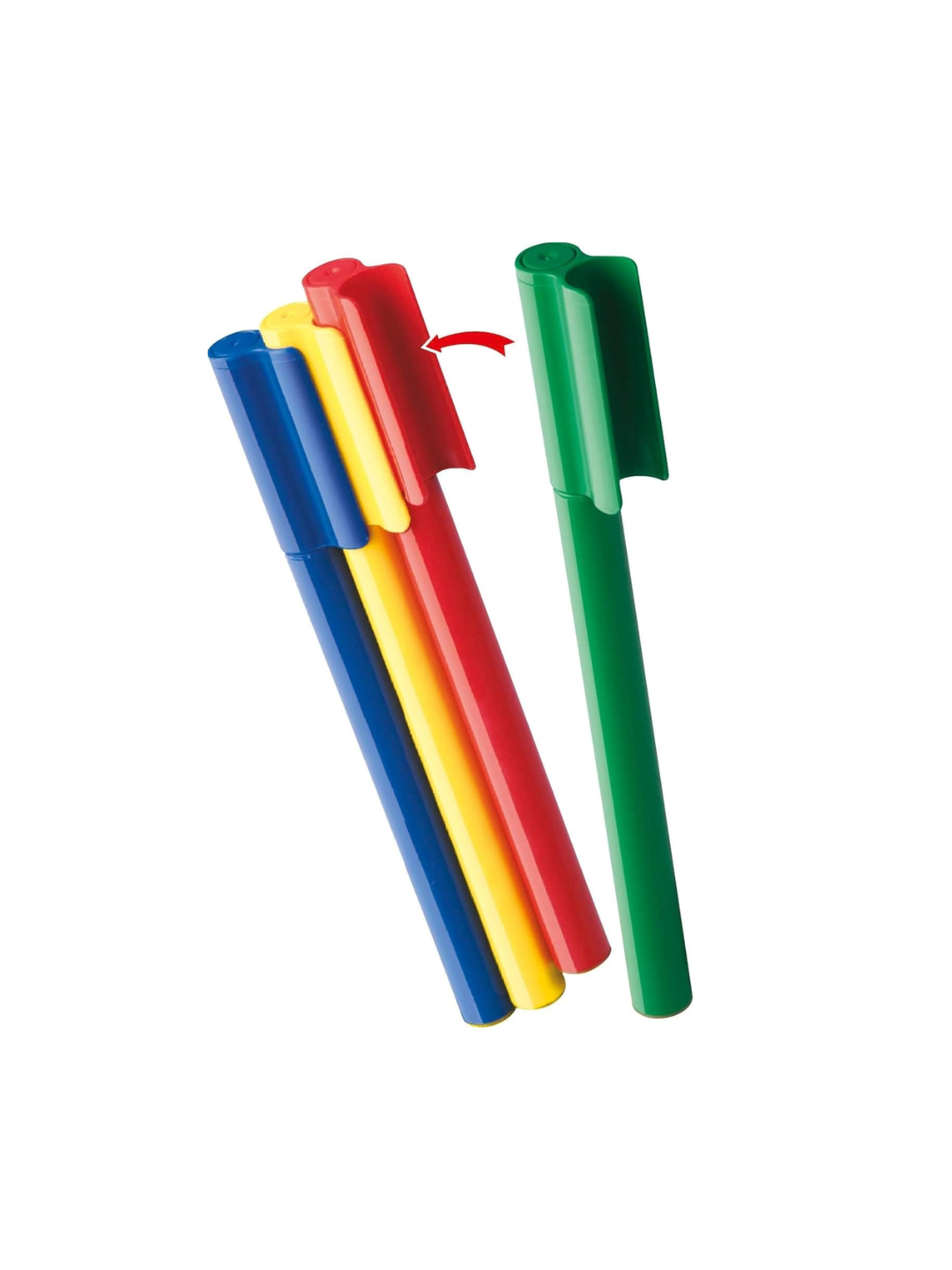 Faber-Castell Connector Felt Tip Pens 20 Colours with 9 Clips & Craft Card – FCI11200