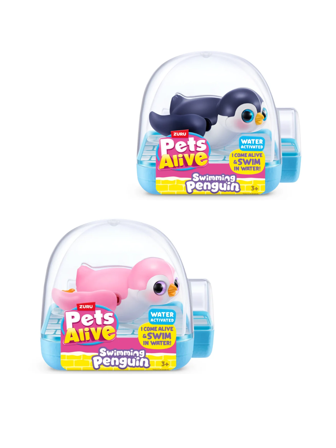 ZURU Pets Alive Swimming Penguin Series 1 Asst - 9573UQ1