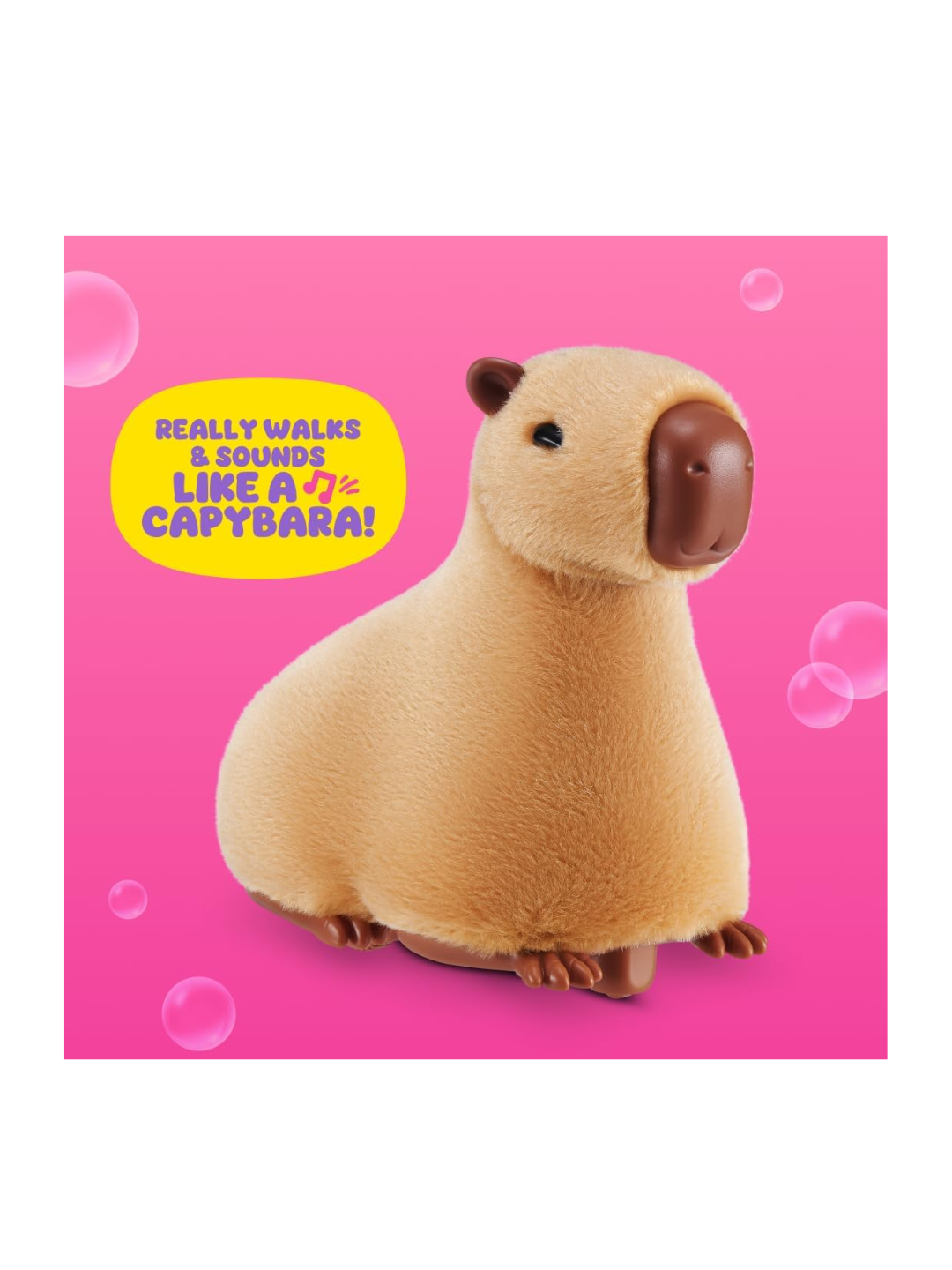 ZURU Pets Alive Mommy Capybara and Baby Surprise – Interactive Capybara Toy Set