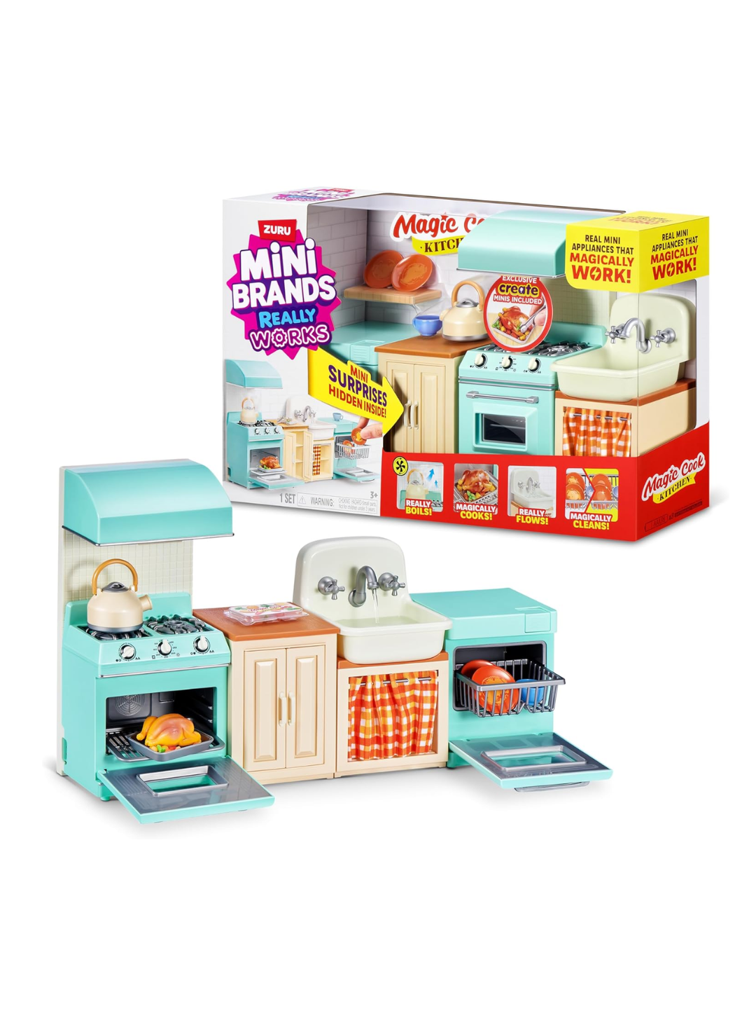 MINI Brands -Magic Cook Kitchen Playset Series 1 - 77858