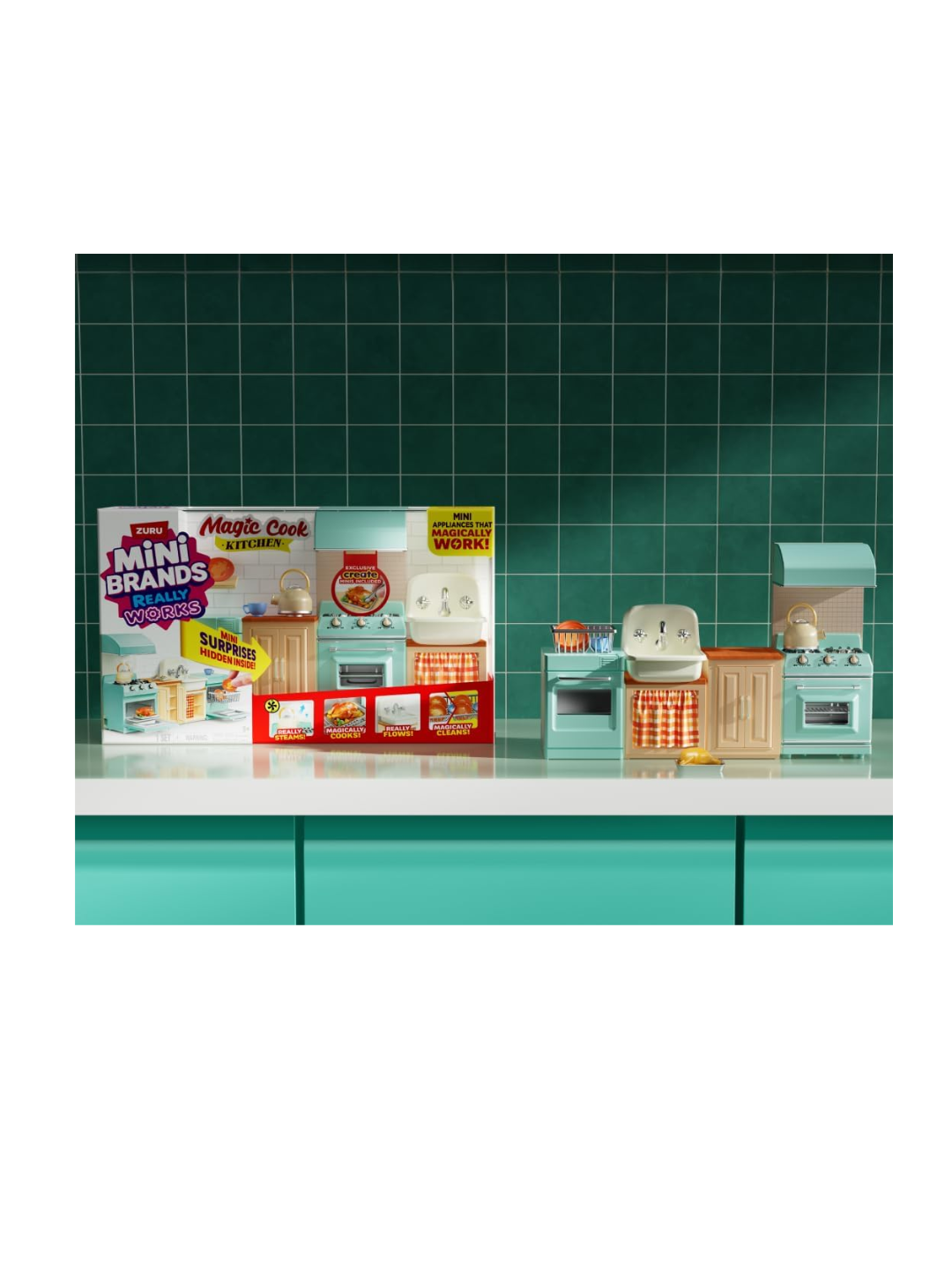 MINI Brands -Magic Cook Kitchen Playset Series 1 - 77858