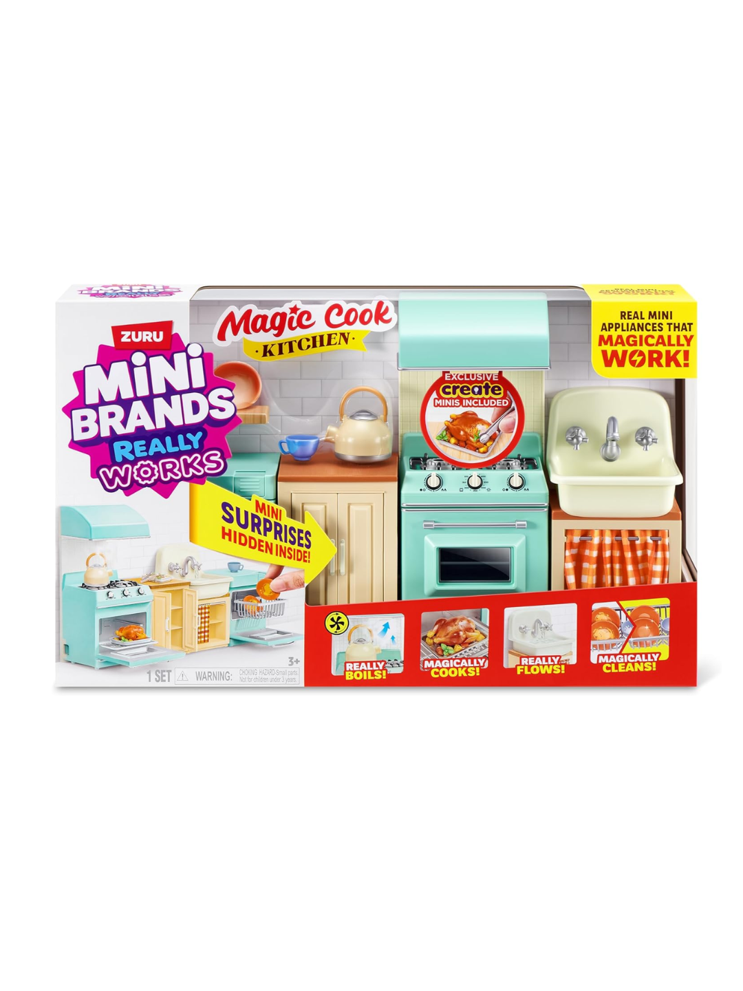 MINI Brands -Magic Cook Kitchen Playset Series 1 - 77858