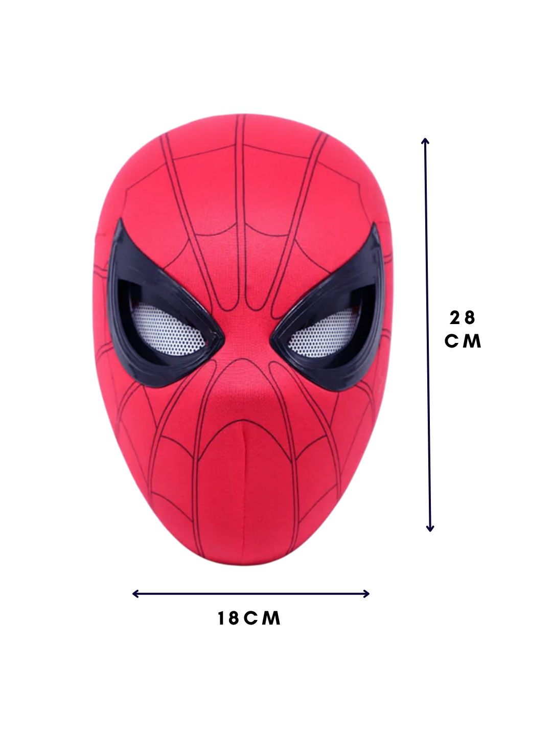 Spider-Man Adult Mask Set – Superhero Costume Mask with Moving Eye Effect