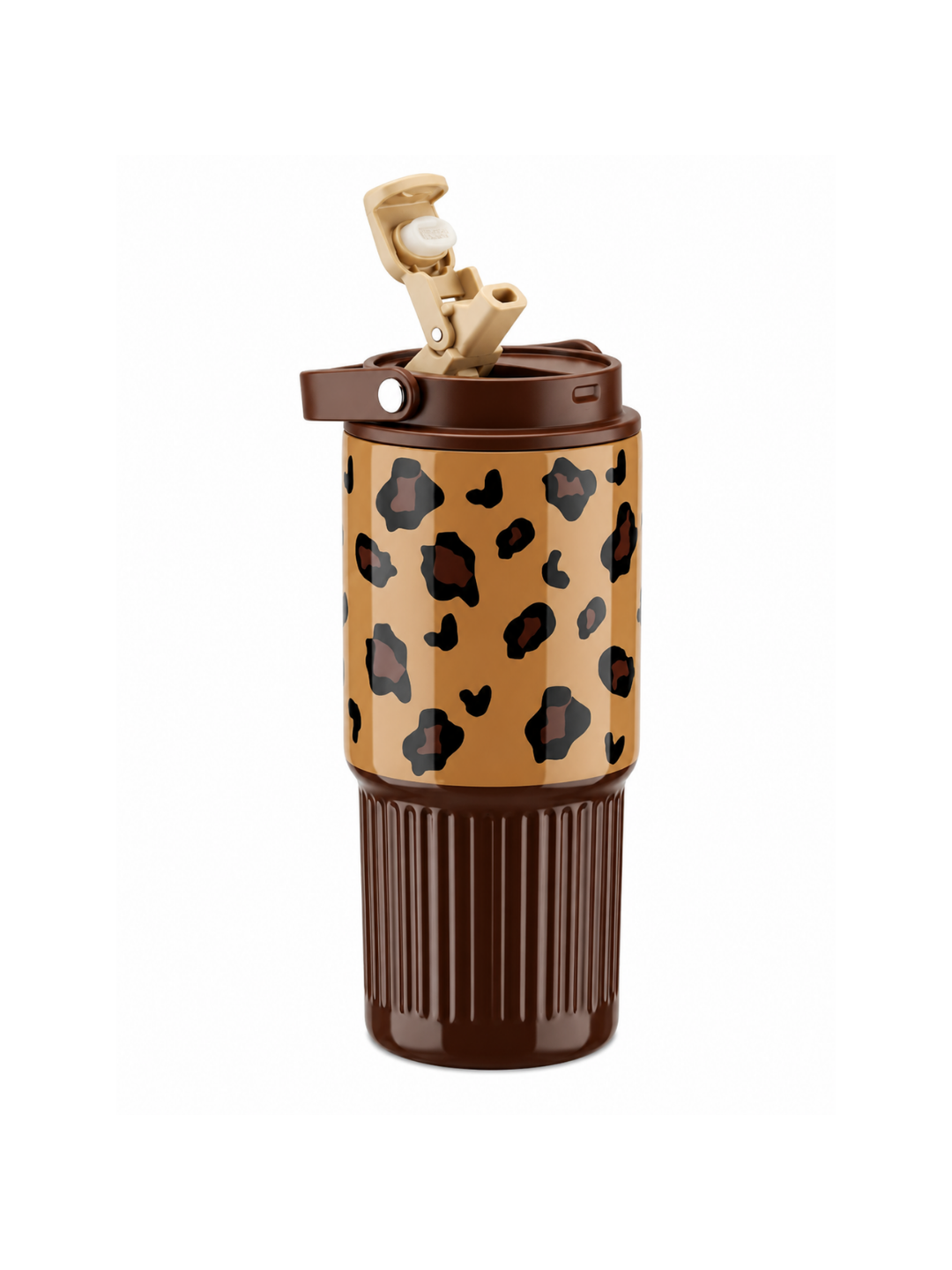 Water Bottle Sipper 750ml – Leopord Print
