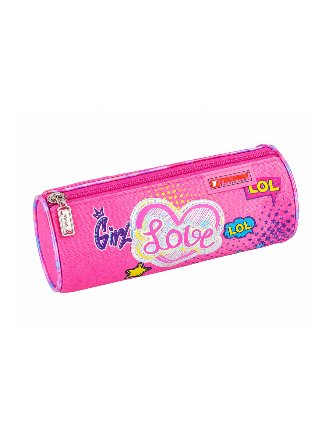 Techno Girls LOL Love Pencil Case – Pink