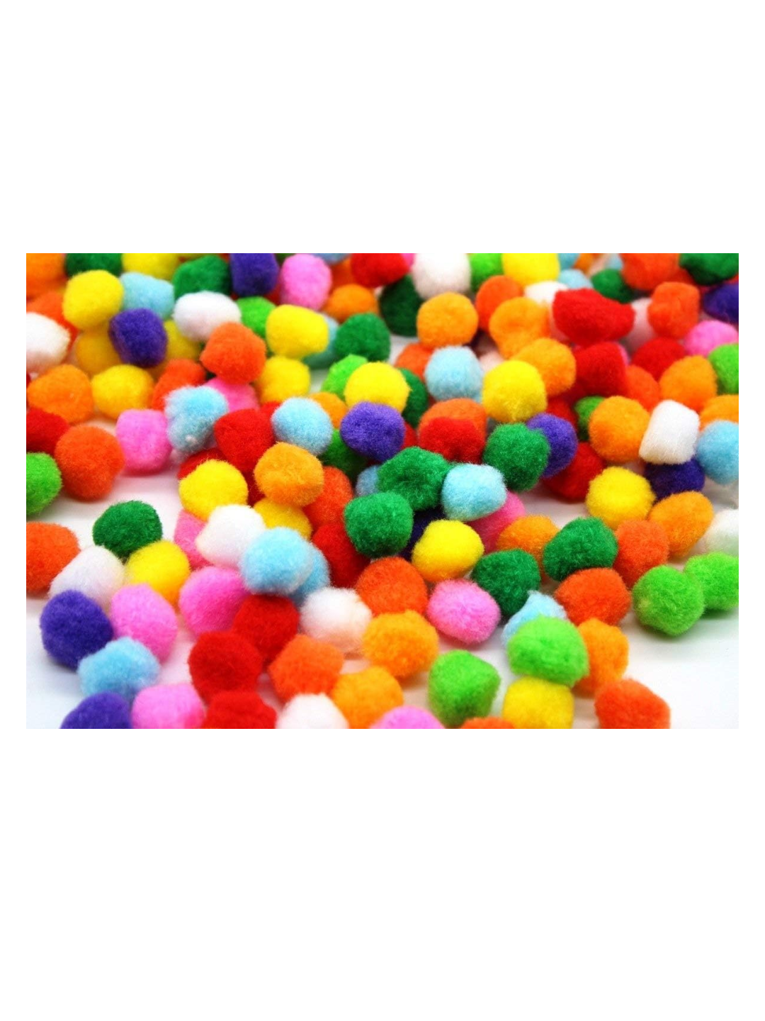 Cotton Pom Pons Balls 3cm – Assorted Colour