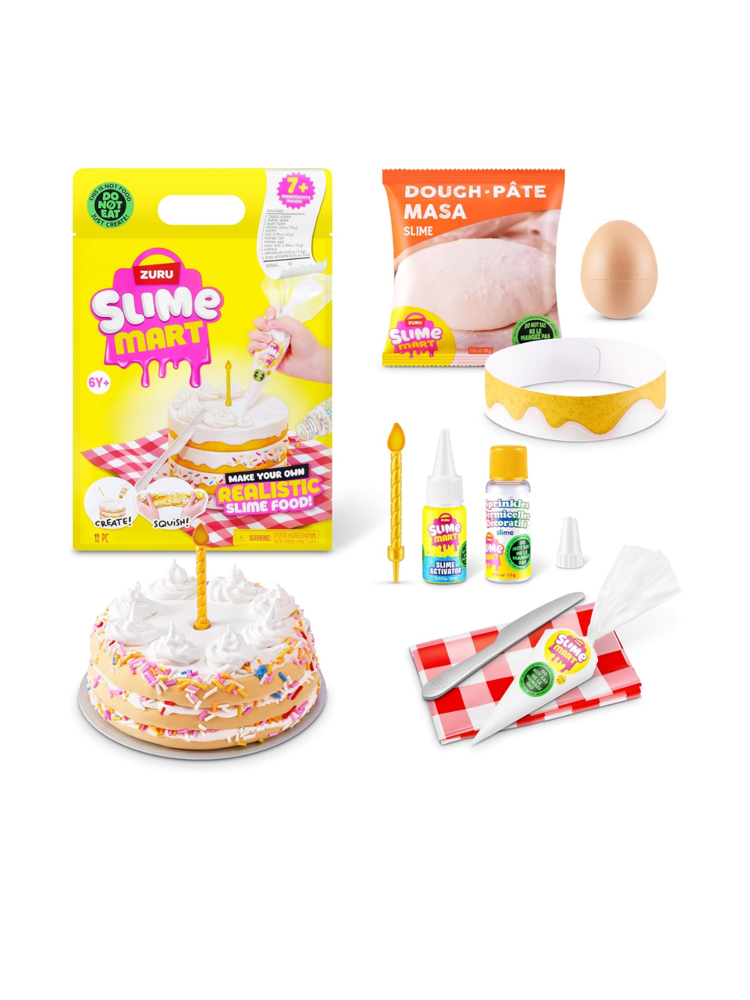 Slime MART Shopping Bag Birthday Cake Slime Toy – 15915A