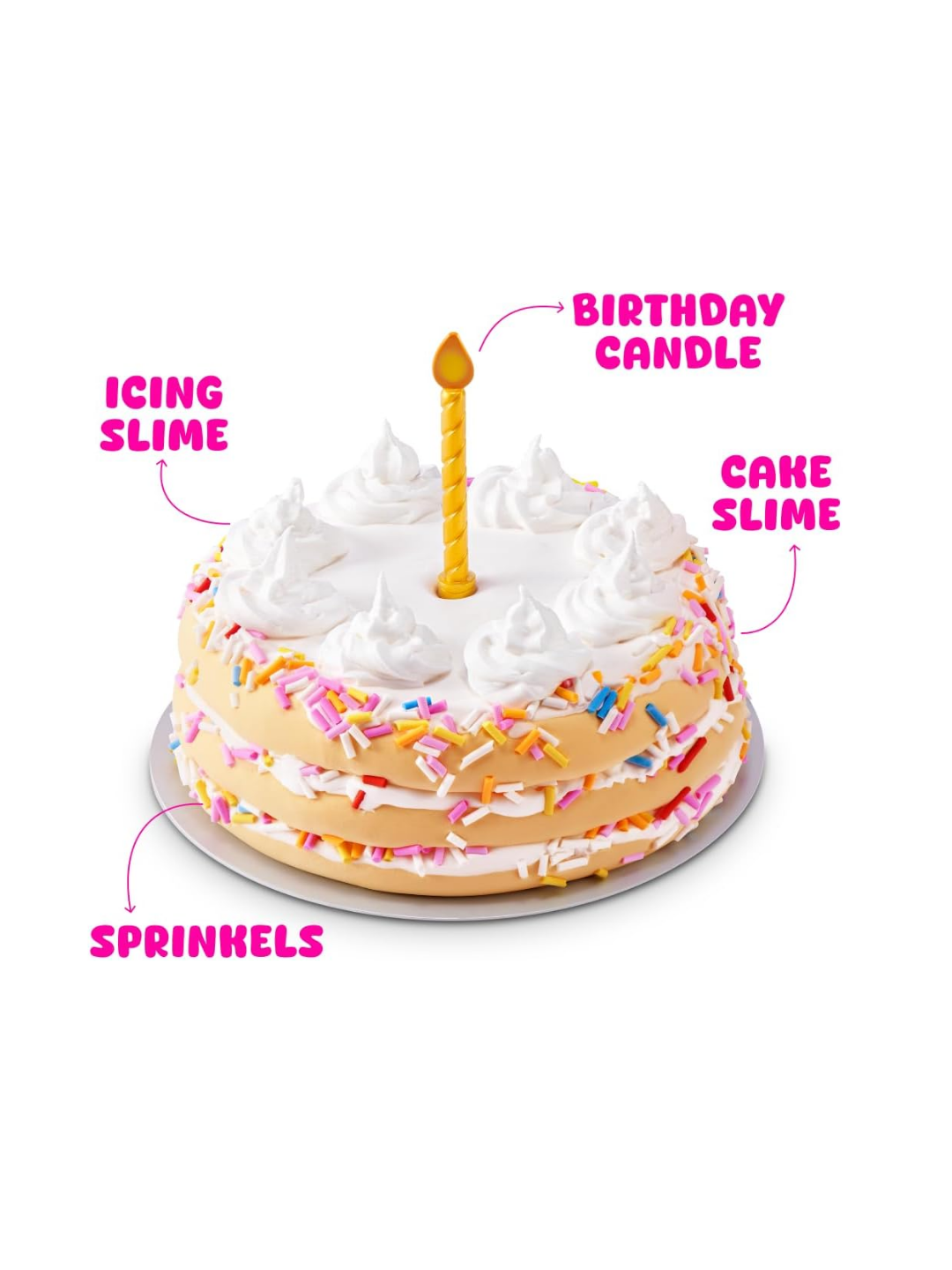 Slime MART Shopping Bag Birthday Cake Slime Toy – 15915A