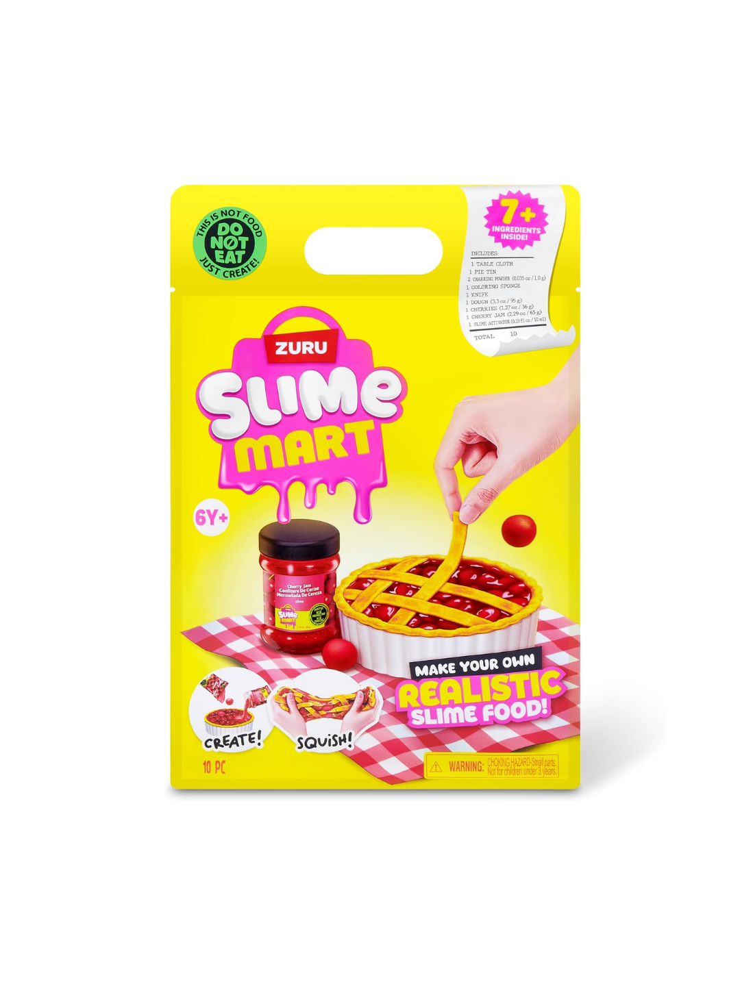Slime MART Shopping Bag Cherry Pie Slime Toy – 15915E