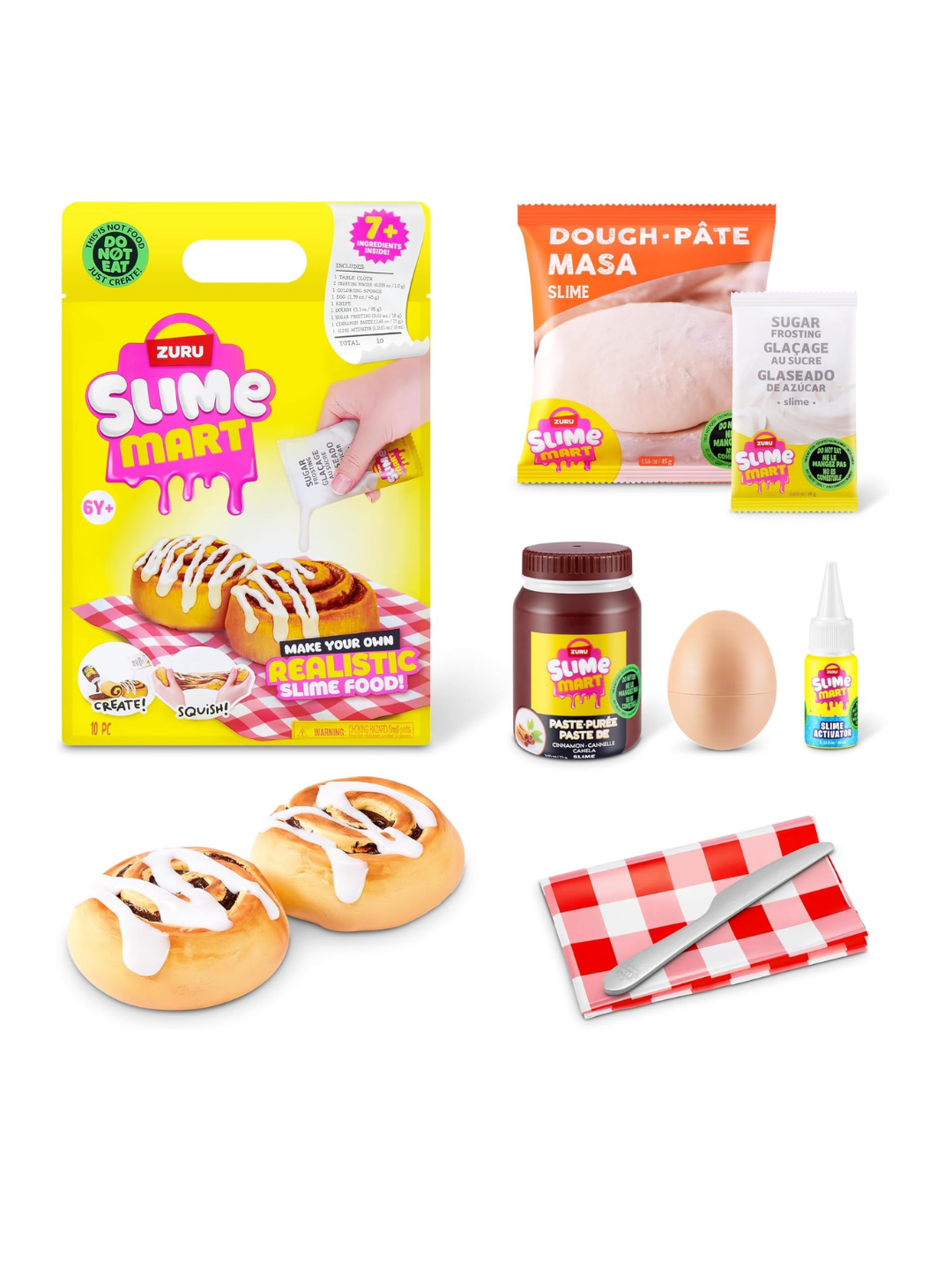 Slime MART Shopping Bag Cinnamon Rolls Slime Toy – 15915B