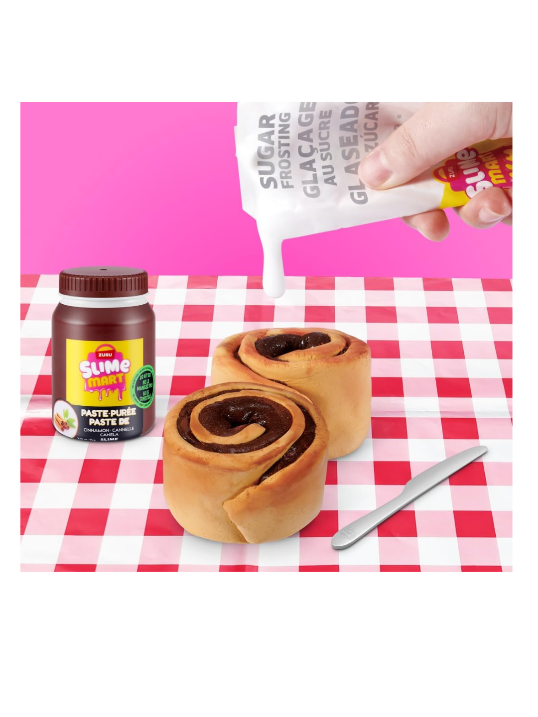 Slime MART Shopping Bag Cinnamon Rolls Slime Toy – 15915B