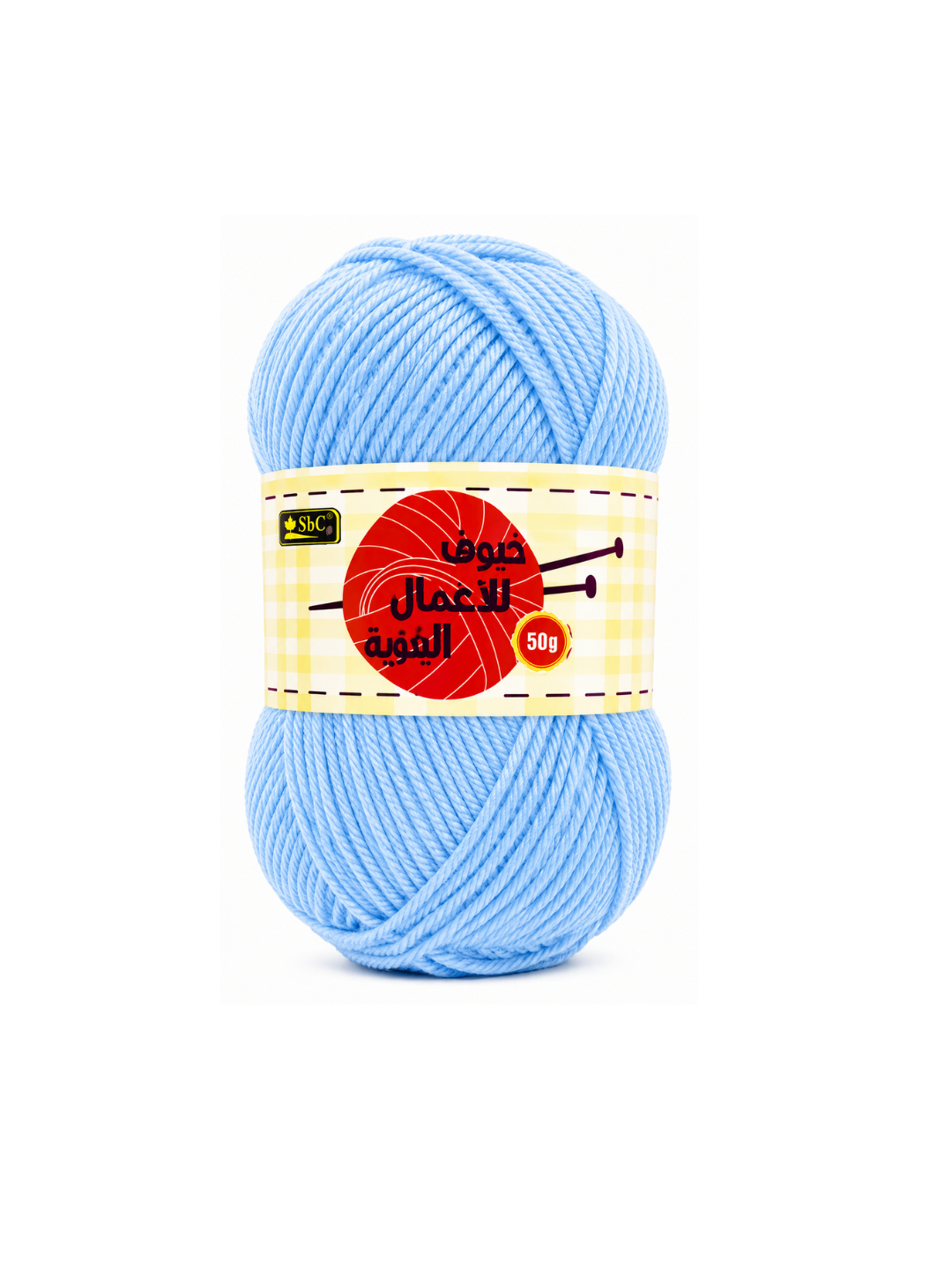 SBC Wool Yarn 50g - Light Blue الصورة الرئيسية