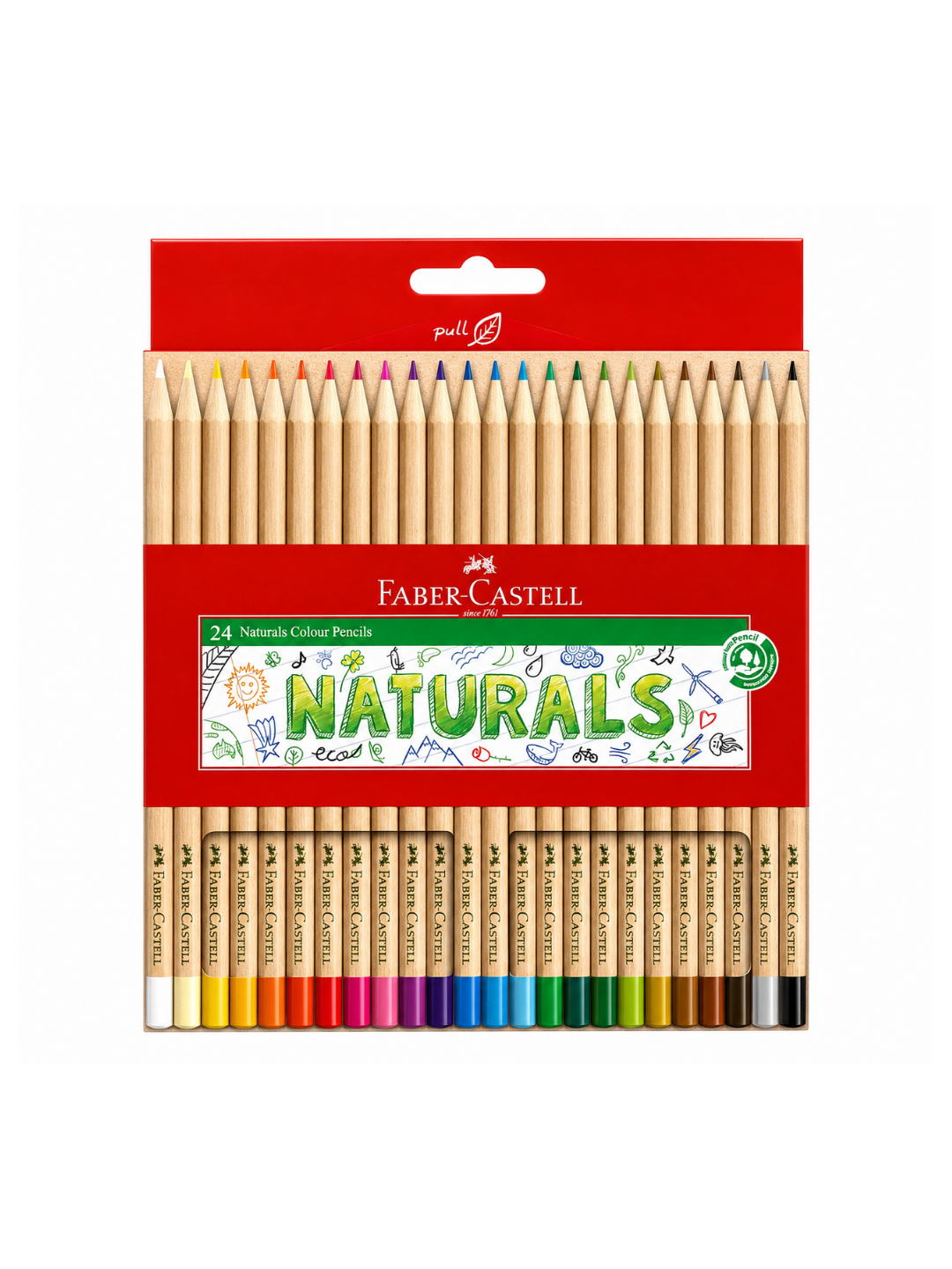 Faber-Castell Natural Colour Pencils 24 Colors – FCI115024 Main image
