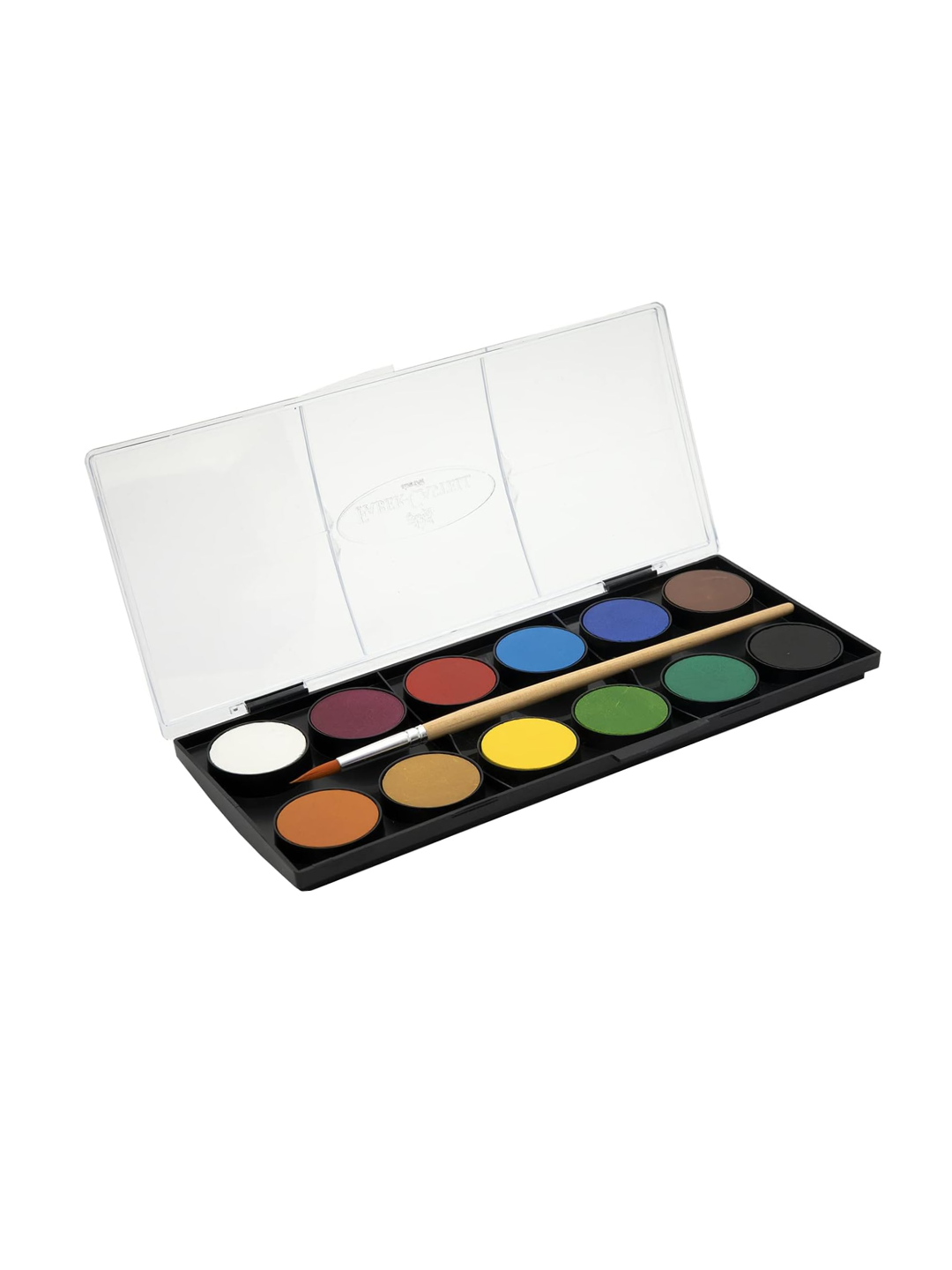 Faber-Castell Watercolor Paint Set 12 Colours, 30mm with Brush – FC125012