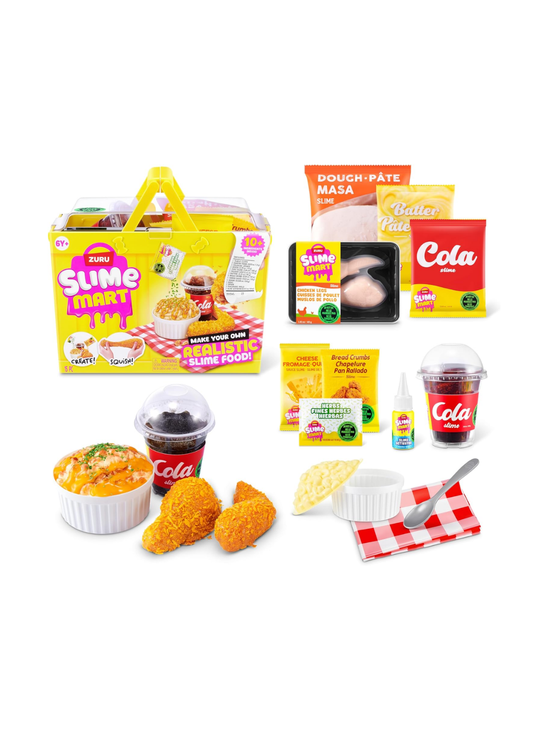 Slime MART Small Shopping Basket Series 2 – Fast Food Slime Toy