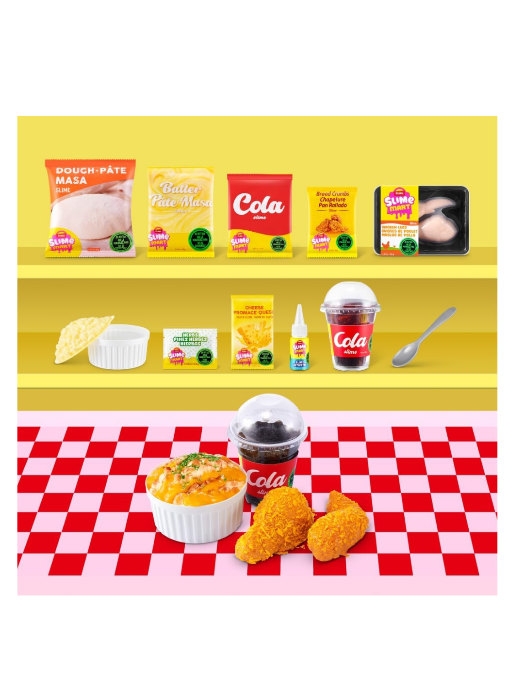 Slime MART Small Shopping Basket Series 2 – Fast Food Slime Toy