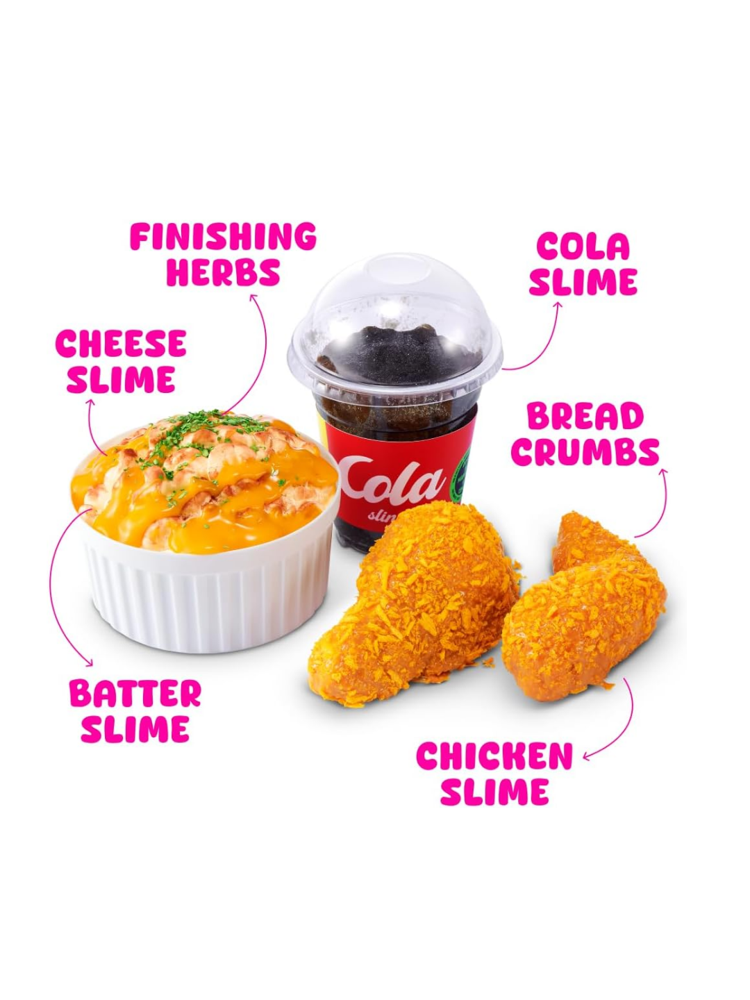 Slime MART Small Shopping Basket Series 2 – Fast Food Slime Toy