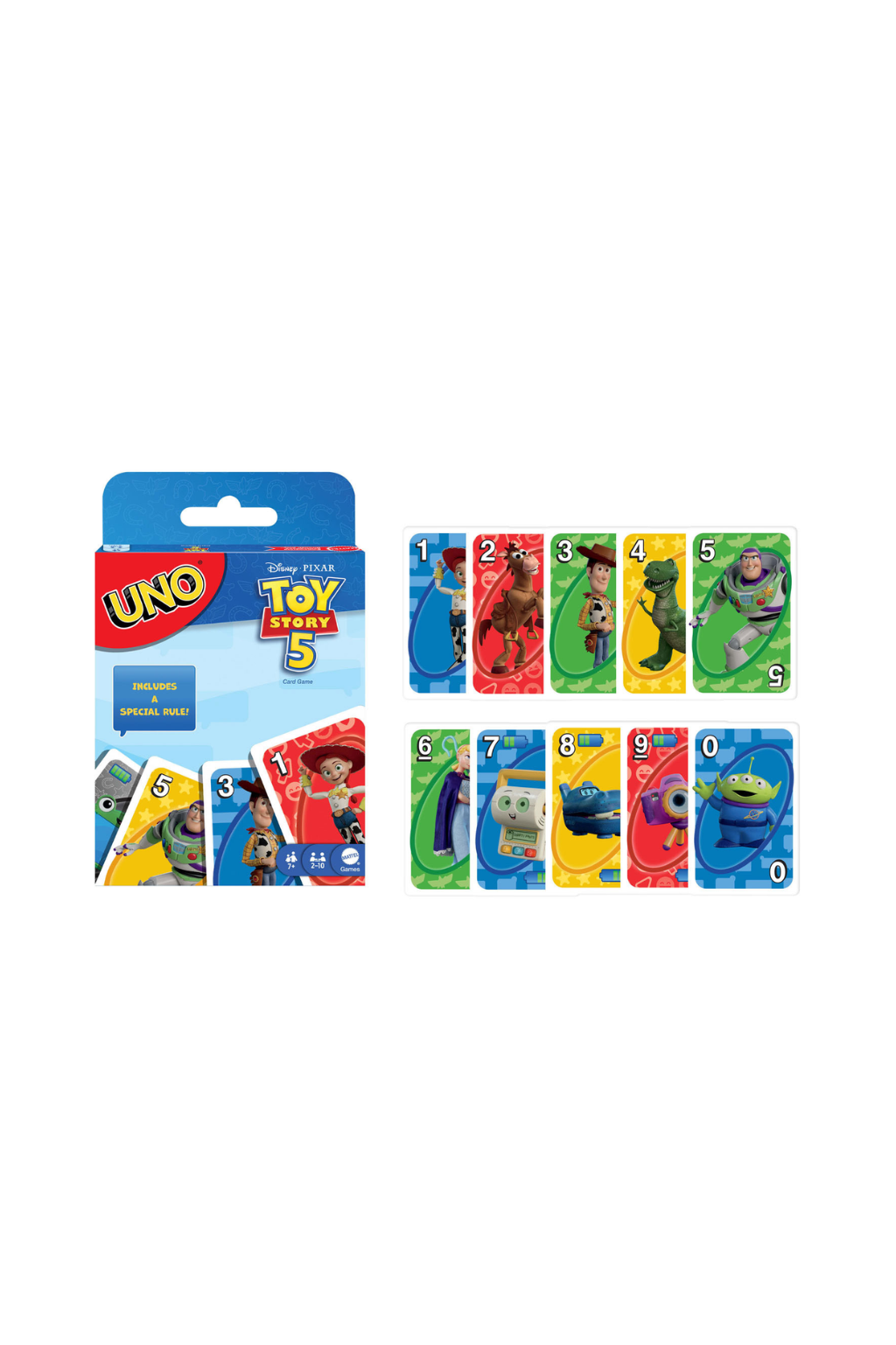 Mattel Games UNO Disney Pixar Toy Story 5 Card Game - JLN03