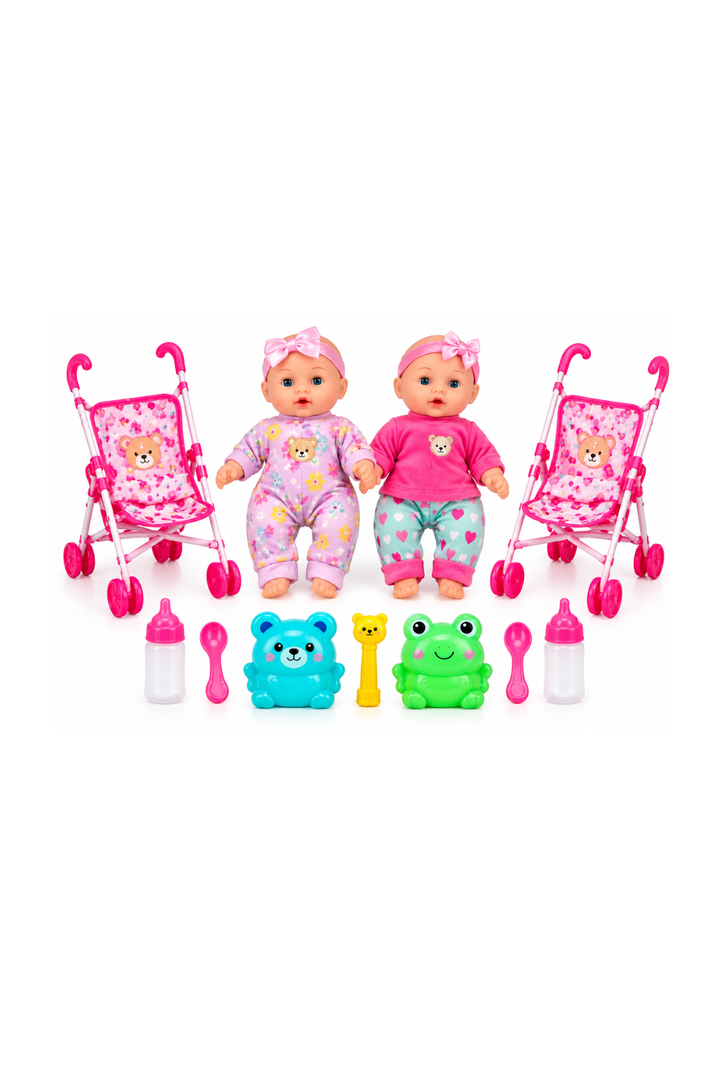 Bear Bubbles Baby Doll W/Trolly Set CYD-1206A