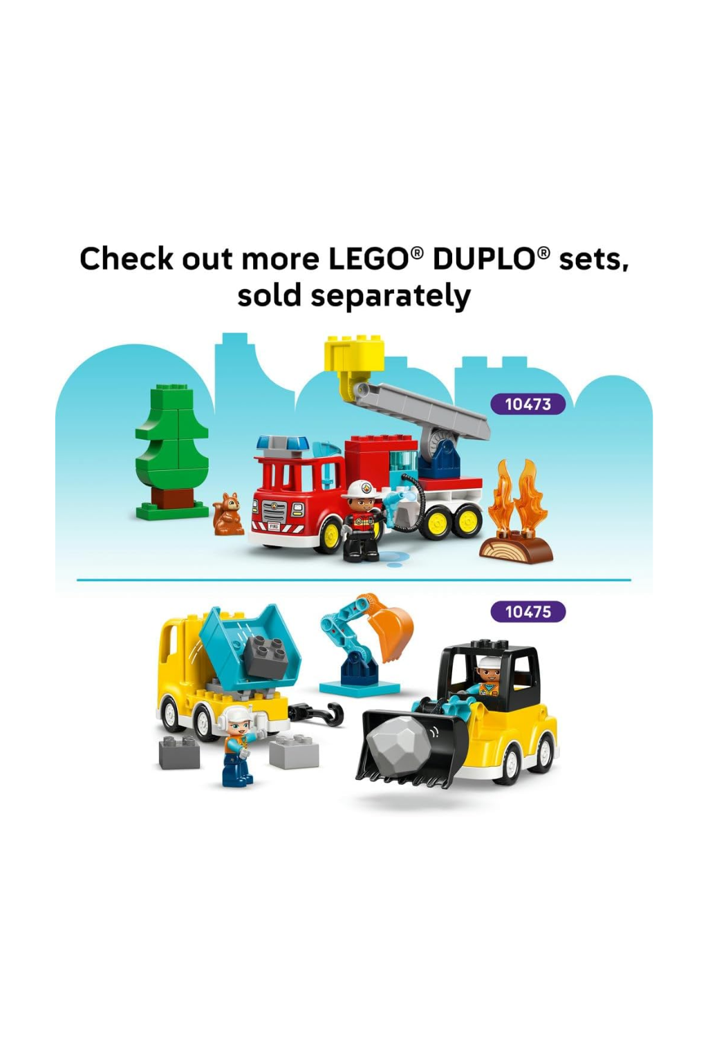 LEGO DUPLO Blue Police Motorcycle 10471