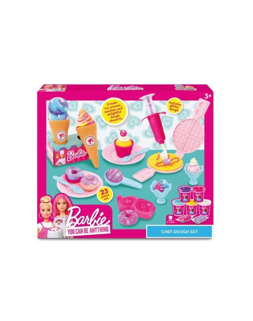 Addo Barbie Chef Dough Playset , 23-Piece  - Age 3+