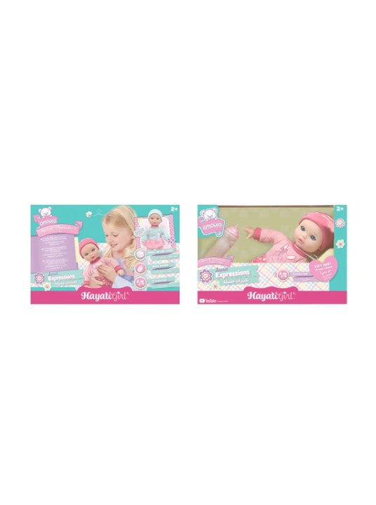 Baby Amoura Hayati Girl Sweet Expressions 11 Inch Doll Assorted