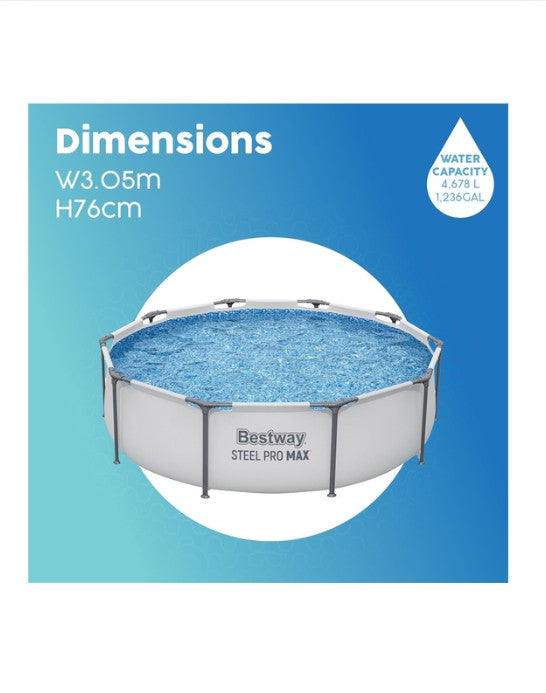 Bestway Above Ground Round Pool 305x76cm
