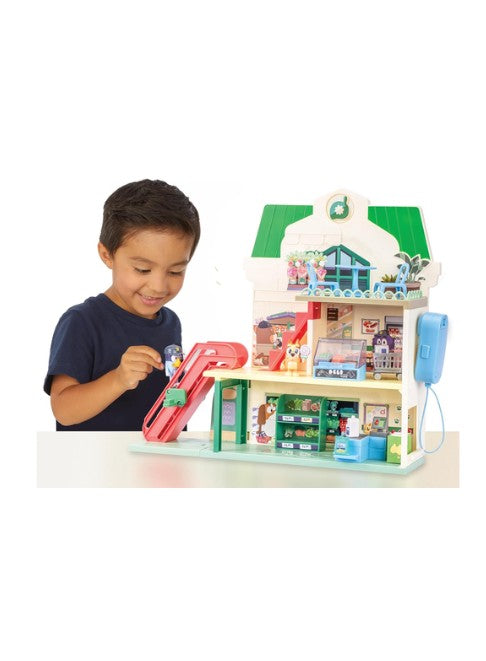 Bluey & Bingo Supermarket Playset with Figures