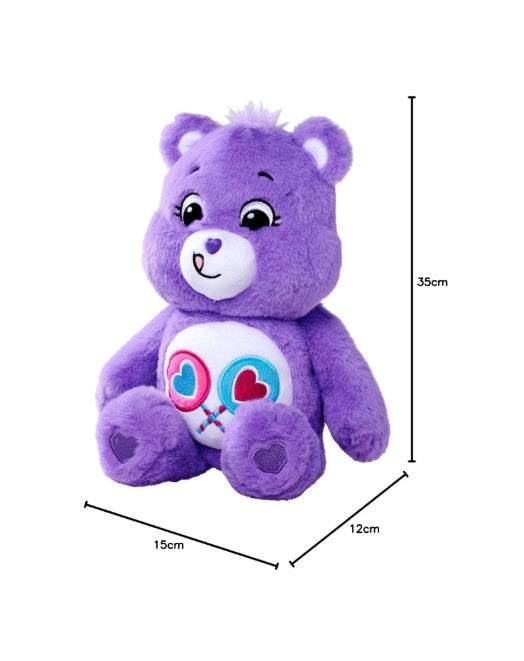 Care Bears Share Bear Plush Toy 35cm - Soft Cuddly Teddy for Kids 3+