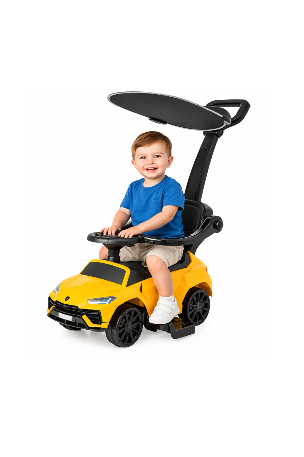Lamborghini Urus Pushing Car With Shade Yellow 3268C