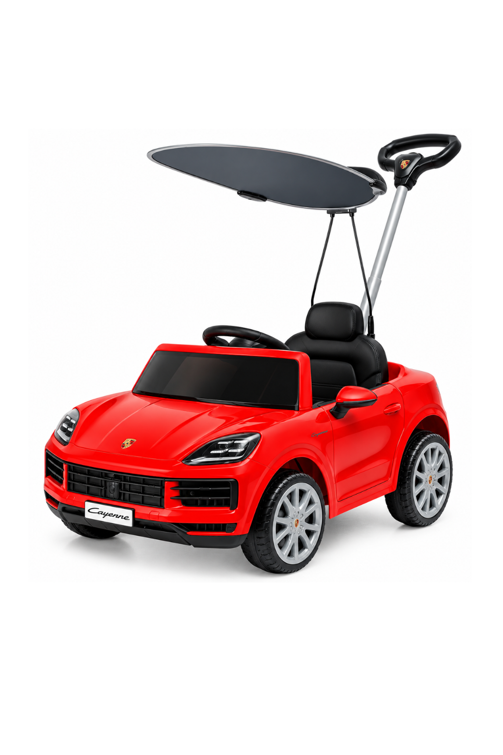 Porsche Push Car With Shade 3618 - Red الصورة الرئيسية