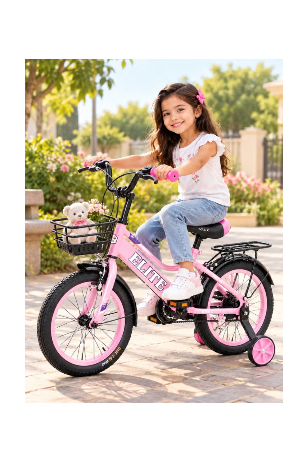 Vaux Elite Kids Bicycle 16 Inch – Light Pink