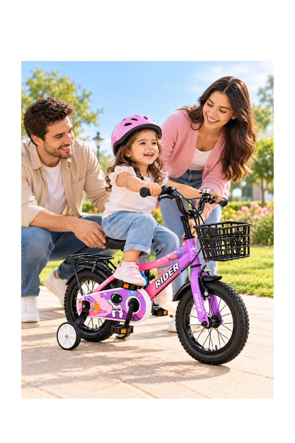 Vaux Rider Kids Bicycle 12 Inch – Pink & Purple