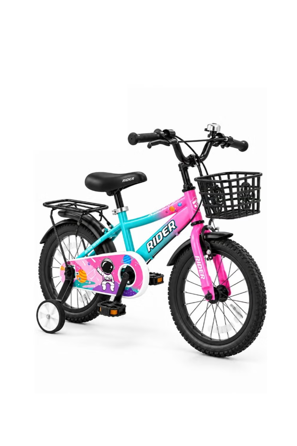 Vaux Rider Kids Bicycle 16 Inch – Green & Pink