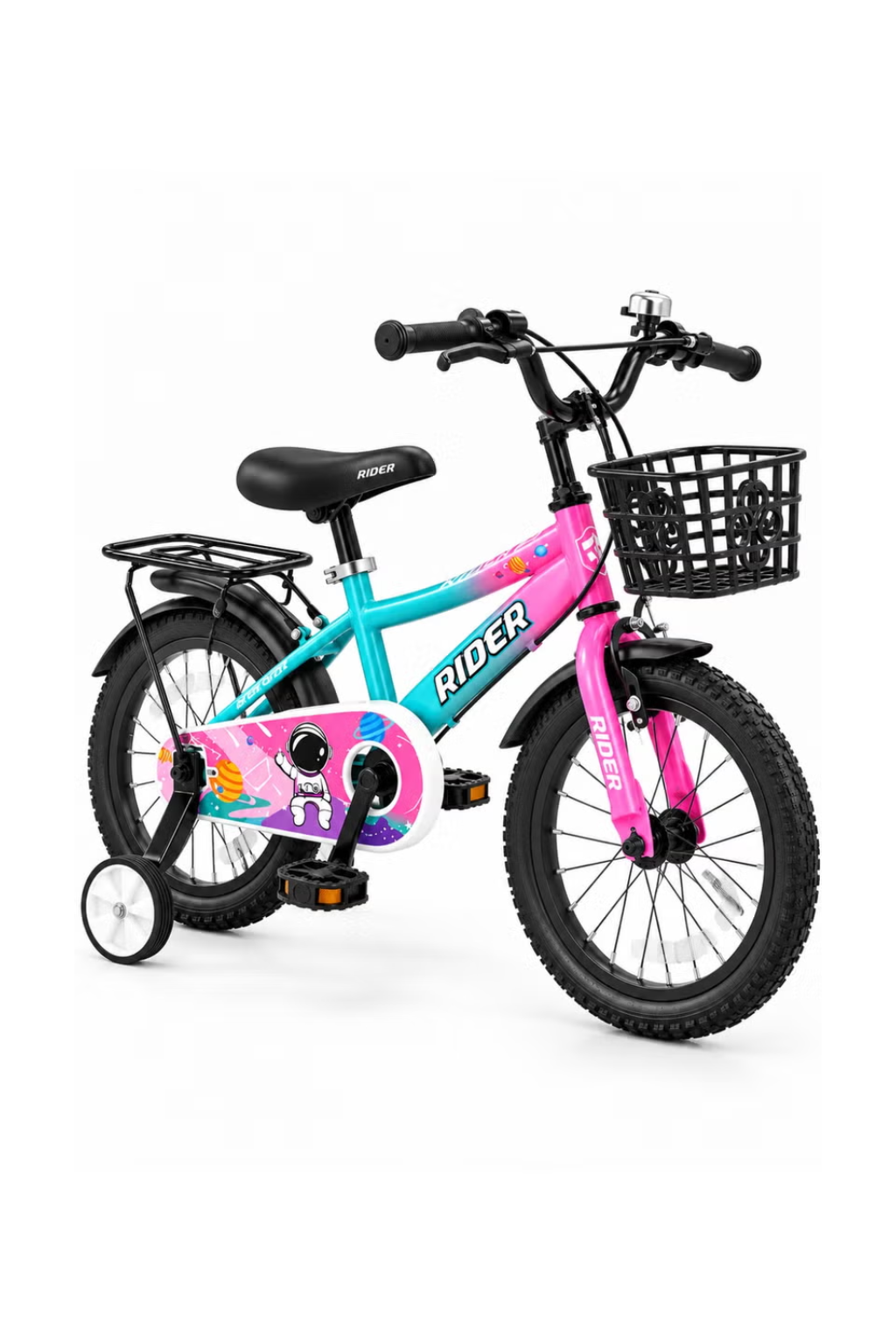 Vaux Rider Kids Bicycle 16 Inch – Green & Pink