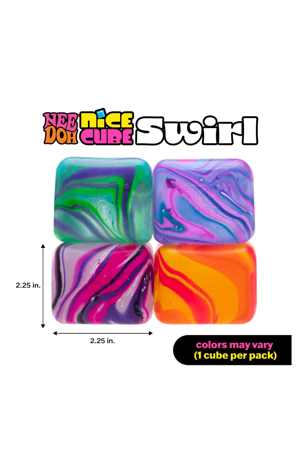Schylling Nee Doh Swirl Nice Cube -78812