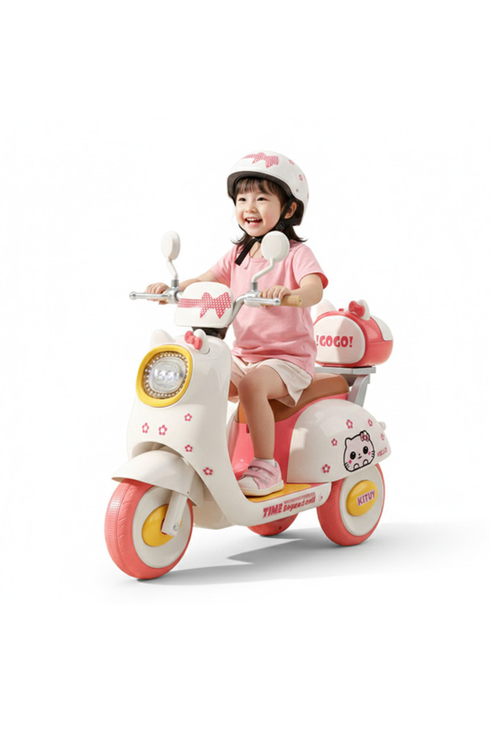 12V Hello Kitty Electric Ride On Scooter