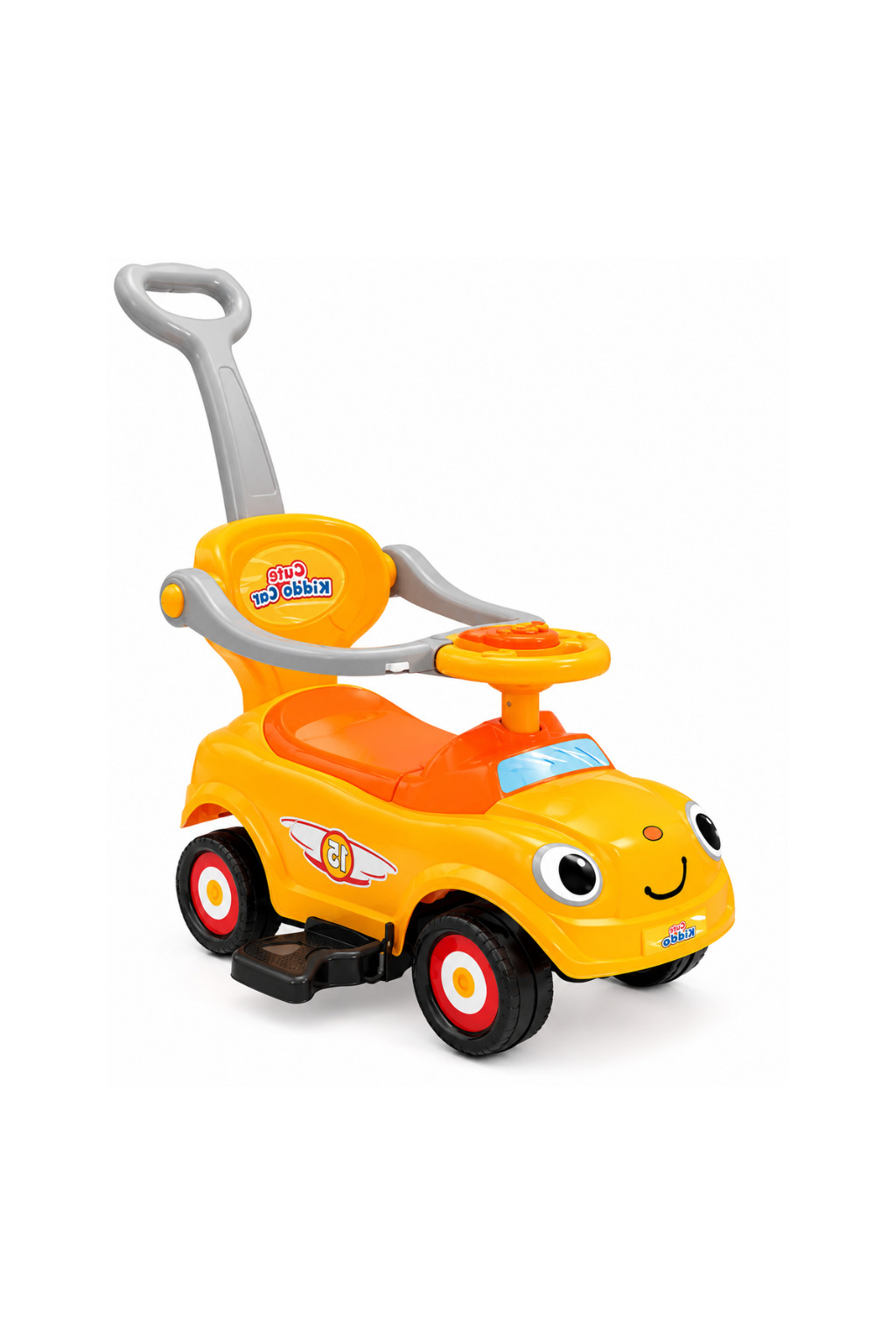 Cute Kiddo Orange Ride-On Push Car Yellow 3271